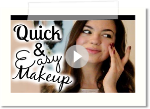 Quick & Easy Makeup When Running Late For School!