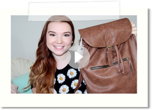 Back to School: What's In My Backpack?