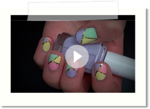 Geometric Spring Nails (& Mediterranean Cruise Giveaway!)