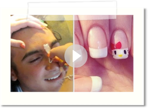 Daily Hayley - Christian Waxes His Brows, Hello Kitty Nails - 4/23-4/26