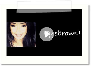 How I Fill in & Shape My Eyebrows