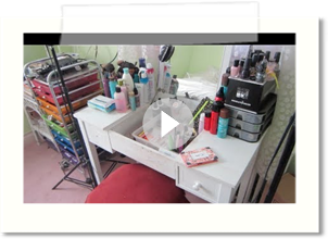 My Vanity Tour & Makeup Collection June 2013