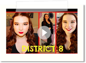 Hunger Games Inspired Makeup, Hair, & Outfit: District 8