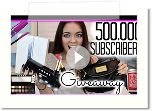 500,000 Subscribers GIVEAWAY!!💕 BeyondBeautyStar