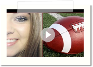 Hair, Makeup, and Outfit for a Football Game!