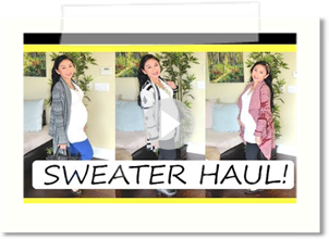 Sweater Haul & Try On + Black Friday 2013 Sales!