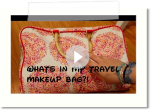 What's In My Travel Makeup Bag + Giveaway Winner